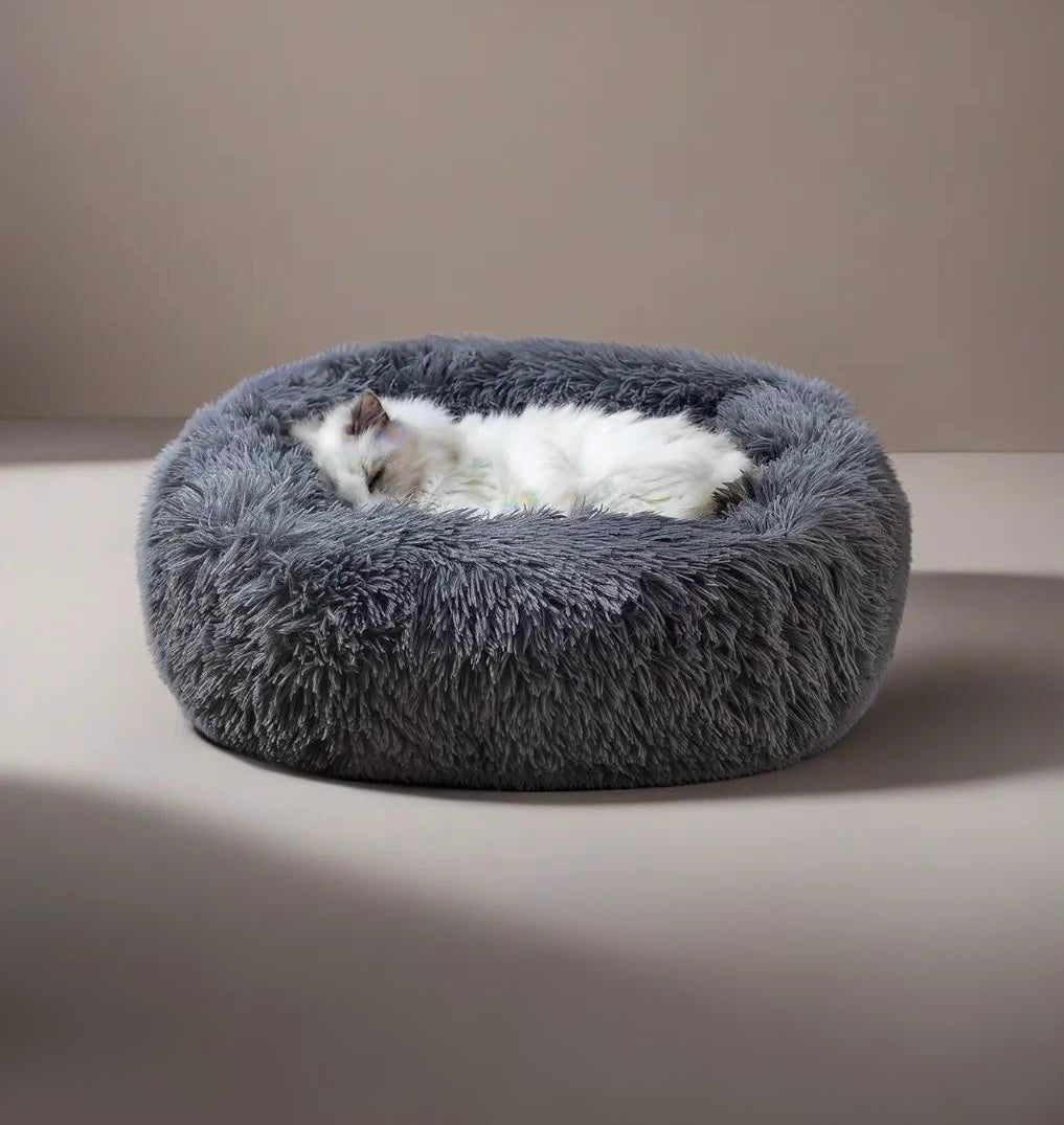 Plush Nest Cat Bed